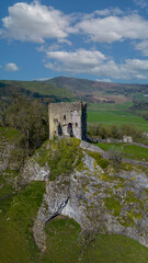 Fototapeta na wymiar Peveril Castle,Peak Dstrict