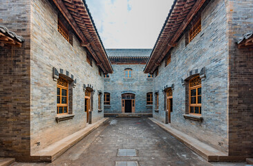 Fototapeta premium The ancient county of Taiyuan, Shanxi Province, China