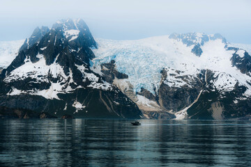 Beautiful View of Holgate Glacier, Kenai Fjords National Park, Alaska