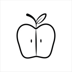 apple icon simple design art eps10