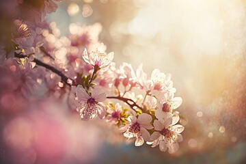 Obraz na płótnie Canvas cherry blossom flowers
