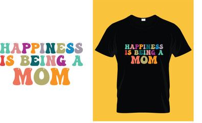 BEST  MOM  WAVY,RETRO,TYPOGRAPHY,VINTAGE T SHIRT DESIGN