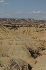 Dry desert landscape of the nature reserve