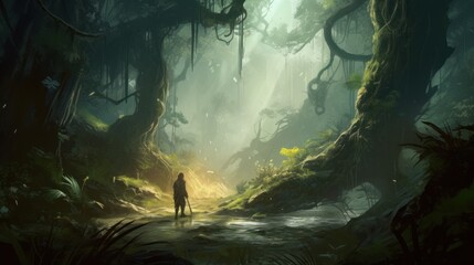 RPG Journey Game Art Wallpaper Background