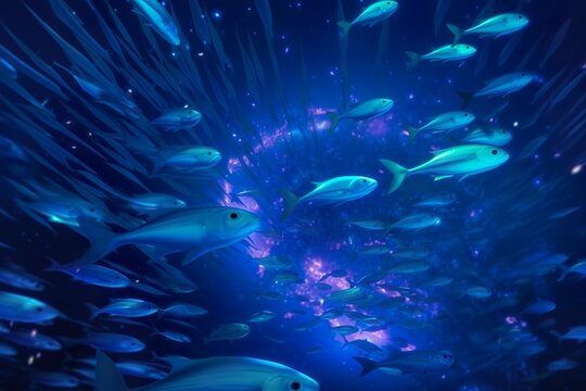 Illustration sous-marine de poissons
