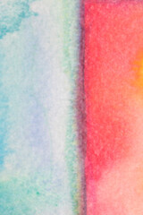 A Colourful Watercolor or Watercolour Paint Brush Stroke for Background