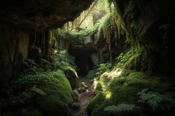 The Trail to the Cave. Generative Ai