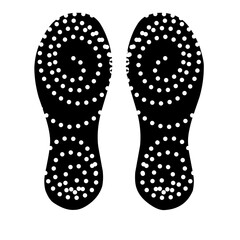 footprints Silhouette