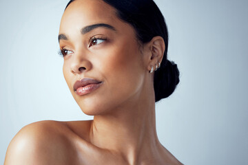 Anything less than 100 is a thing of the past. Studio shot of an attractive young woman posing...