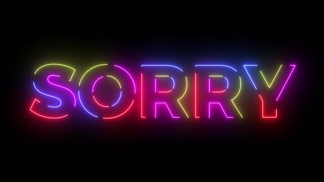 Sorry colored text. Laser vintage effect. Infinite loopable