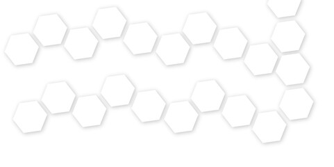 Fototapeta premium Hexagonal shapes and Surface polygonal pattern with glowing hexagons background. hexagon concept design abstract technology background.