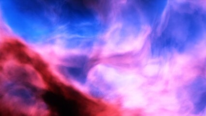 Space background with realistic nebula and shining stars. Colorful cosmos with stardust and milky way. Magic color galaxy. Infinite universe and starry night. 3d render
