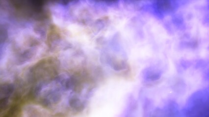 nebula gas cloud in deep outer space, science fiction illustration, colorful space background with stars 3d render
