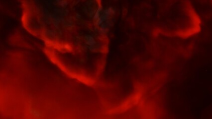 nebula gas cloud in deep outer space, science fiction illustration, colorful space background with stars 3d render
