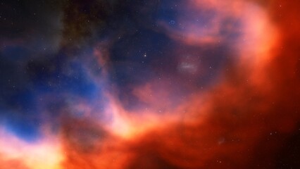 Night sky - Universe filled with stars, nebula and galaxy