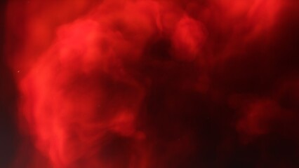 nebula gas cloud in deep outer space, science fiction illustration, colorful space background with stars 3d render