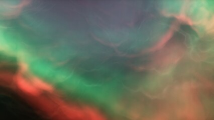 nebula gas cloud in deep outer space, science fiction illustration, colorful space background with stars 3d render