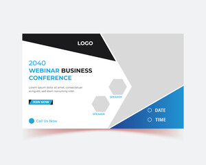 banner design, social media, web banner vector, webinar business conference design vector, sales vector design vector, cove vector design, school admission vector with blue and black color