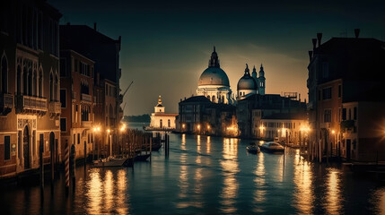 Fototapeta na wymiar Venice. Italy. Breathtaking travel destination place. Generative AI