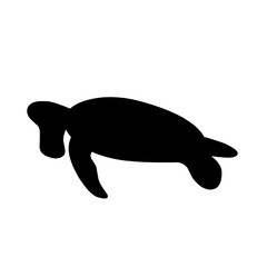 Turtle Vector Silhouette