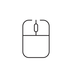 PC mouse vector icon. Mouse flat sign design. Computer mouse symbol pictogram. UX UI icon