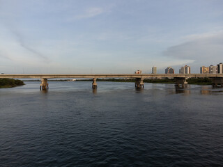 Fototapeta premium city on the banks of the river, Petrolina, Pernambuco, Brazil