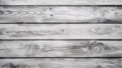 White wooden boards texture. Generative AI