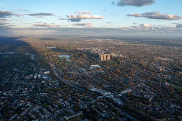 aerial view of new york