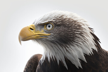Fototapeta premium Bald Eagle (Haliaeetus leucocephalus). created with generative AI
