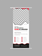 Roll-up banner design template 