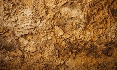 Rock abstract warm beige wall background, generative AI