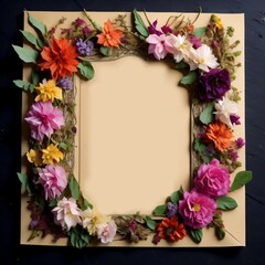 Obraz premium framework for photo or congratulation