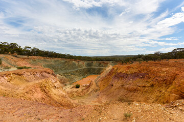 abandoned gold mine in the goldfields western australia, viktoria rock road, australia, ozeanien