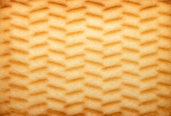 Crunchy cream cookies for tea.Cookie background.