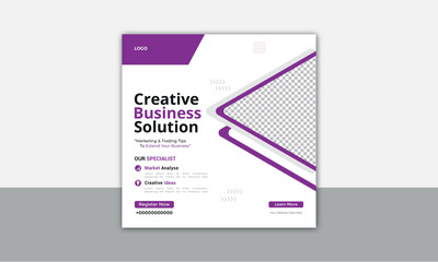 professional business social media post design corporate 