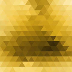 Golden triangles. Abstract background for presentation, advertising, brochures, etc. eps 10