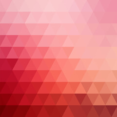 Fototapeta na wymiar Red and white triangles. Abstract geometric background. Vector graphics. eps 10