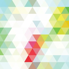 Multicolor rainbow low poly background. Abstract gradient pastel vector background from triangles. Polygonal colorful design. Vector illustration. eps 10