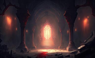 mystic dungeon entrance, AI