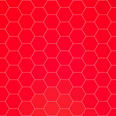 Red hexagon background. polygonal style. Vector illustration. eps 10