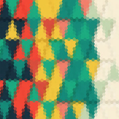 Fototapeta premium Abstract colorful overlapping geometric strip on white background. Modern template for business or technology presentation, vector illustration. eps 10