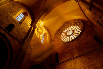 light games in ancient stone vaults