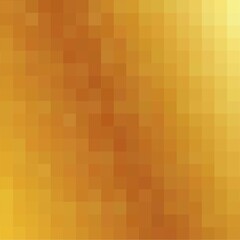 Golden pixel background. Stylish template for presentation, advertising, banner. eps 10