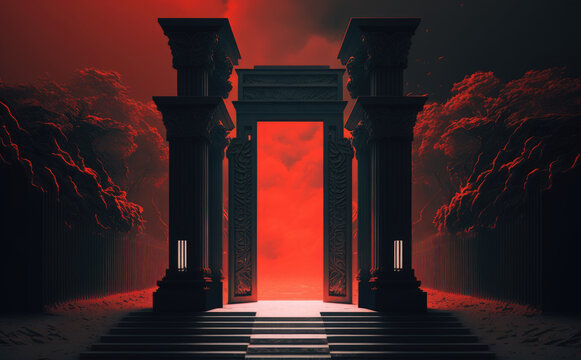 The gates  to hell