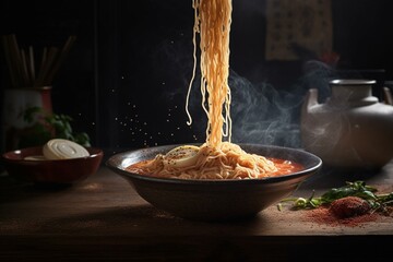 Try various ramen types at famous restaurants like Ramen San or Jinya. Enjoy tasty broth, noodles, and chopsticks. Meat and vegetarian options. Generative AI