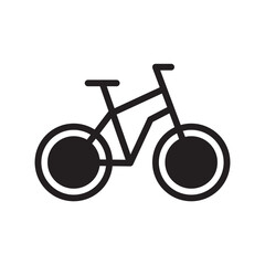Bicycle vector icon. Bicycle flat sign design. Bicycle symbol pictogram. UX UI icon