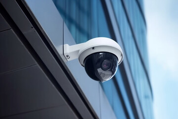 security camera on a wall, cctv