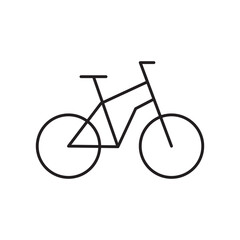 Bicycle vector icon. Bicycle flat sign design. Bicycle symbol pictogram. UX UI icon