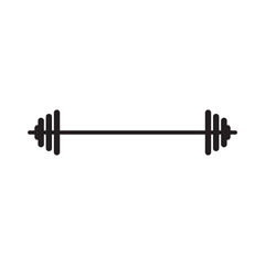 Barbell vector icon. Barbell flat sign design. Barbell symbol pictogram. UX UI icon