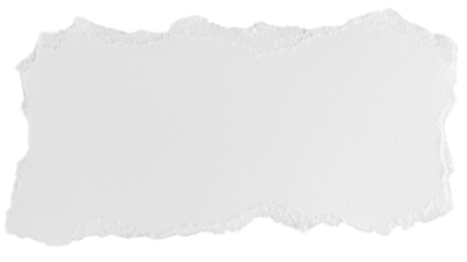 white paper on a white isolated background